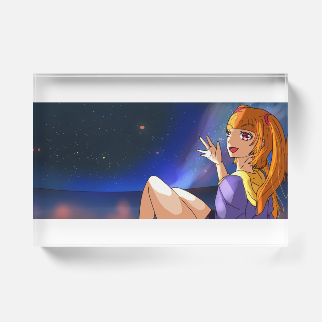 夜を共に過ごしたい!アクリルブロック