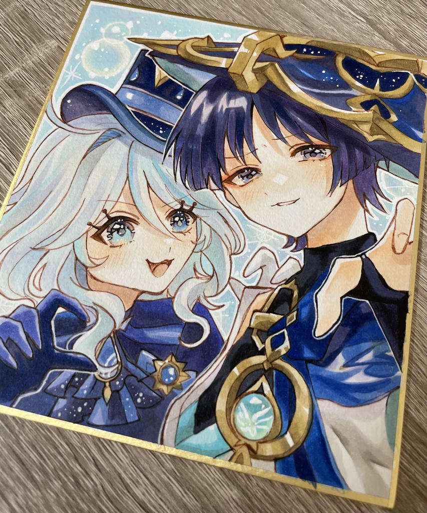 原神 イラスト ファンアート 手描きイラスト