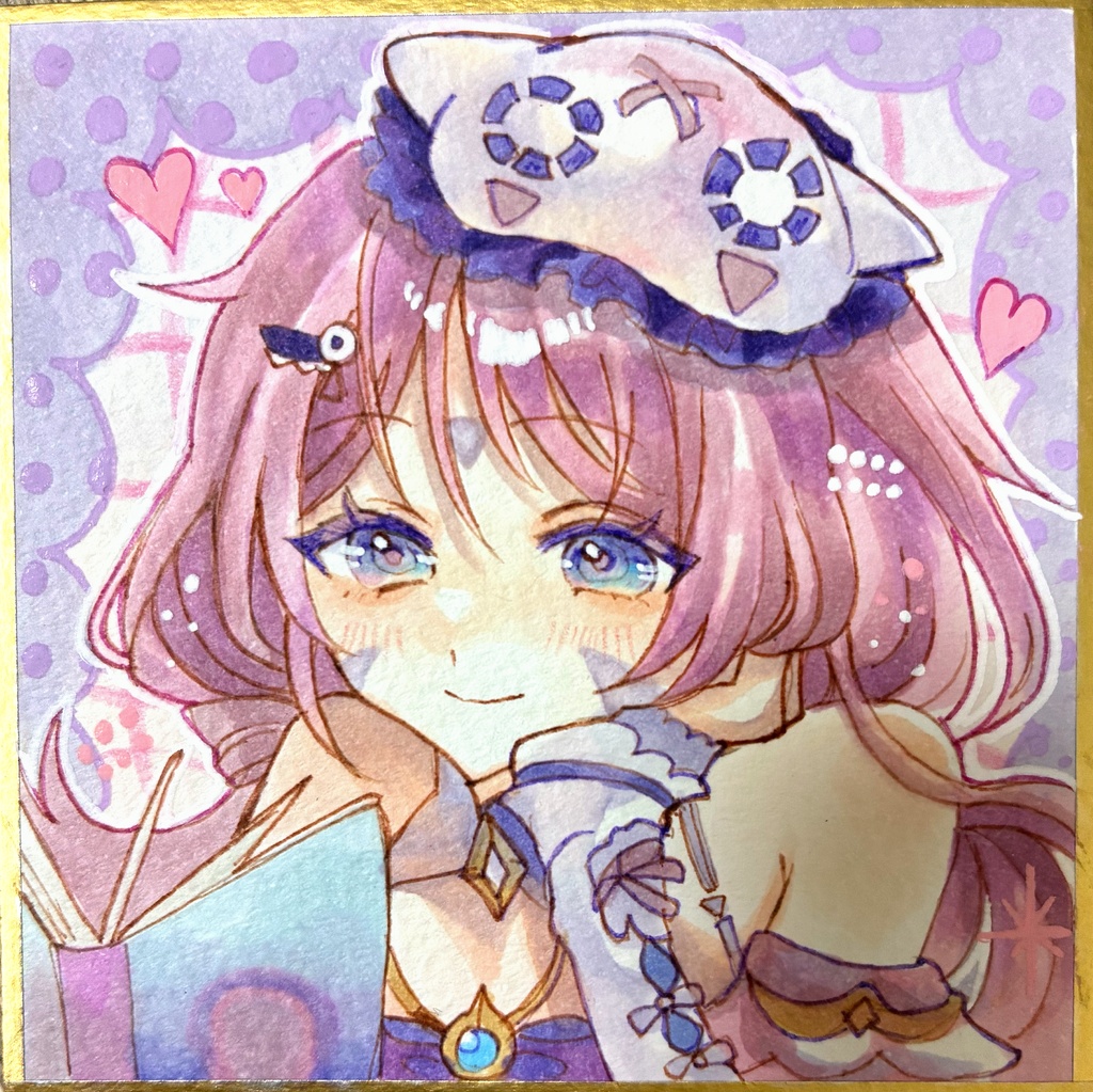 原神 シトラリ ファンアート 手描きイラスト 原画