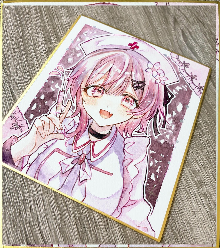 まのさば ファンアート 手描きイラスト 魔法少女ノ魔女裁判 桜羽エマ