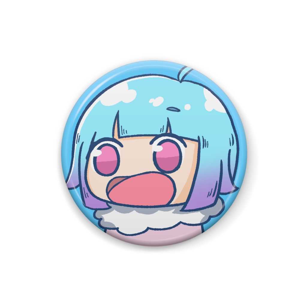 【水瀬ぴの】びっくりミニ缶バッジ