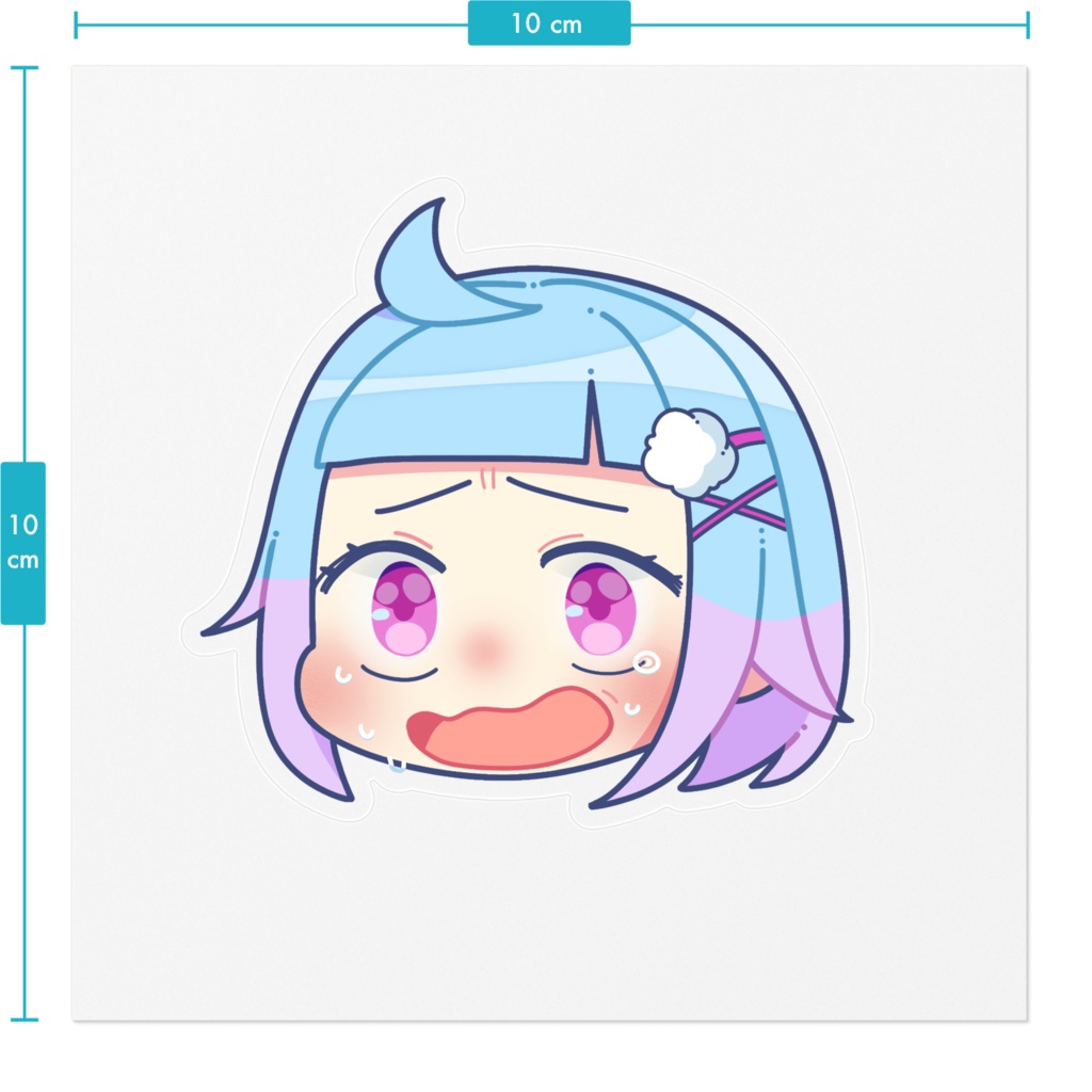 【水瀬ぴの】ぴの虐ステッカー