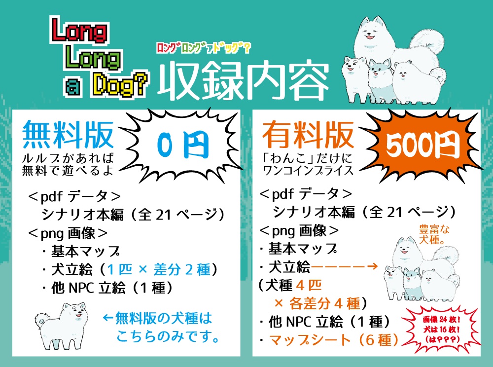 【Long Long a Dog?】CoCTRPG用シナリオ