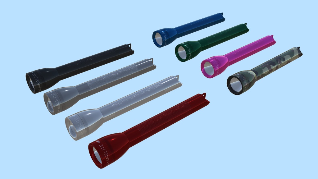 【VRChat想定】MINI MAGLITE - ミニマグライト