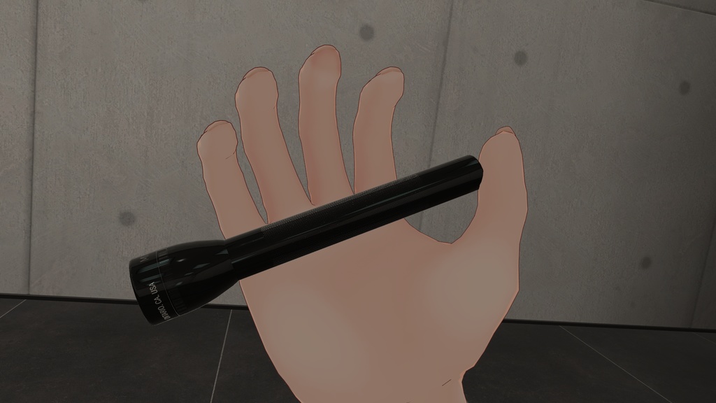 【VRChat想定】MINI MAGLITE - ミニマグライト