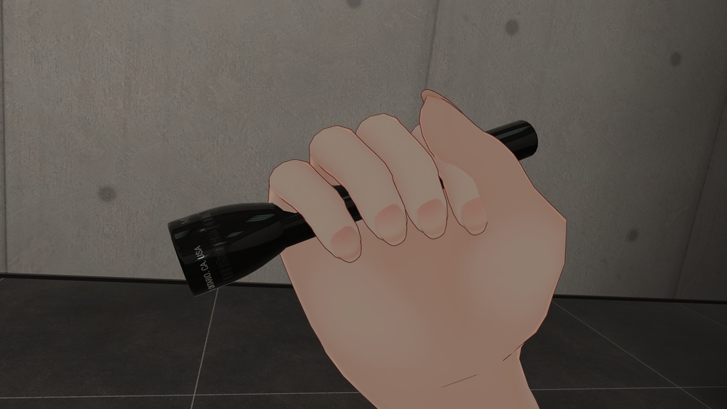 【VRChat想定】MINI MAGLITE - ミニマグライト