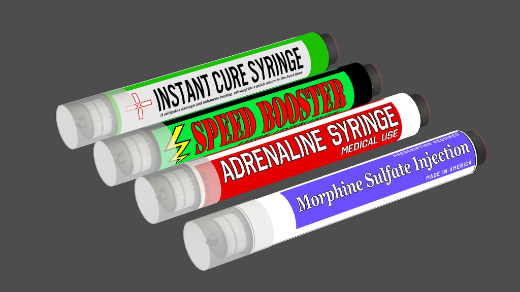 【VRChat想定】メディカルシリンジ