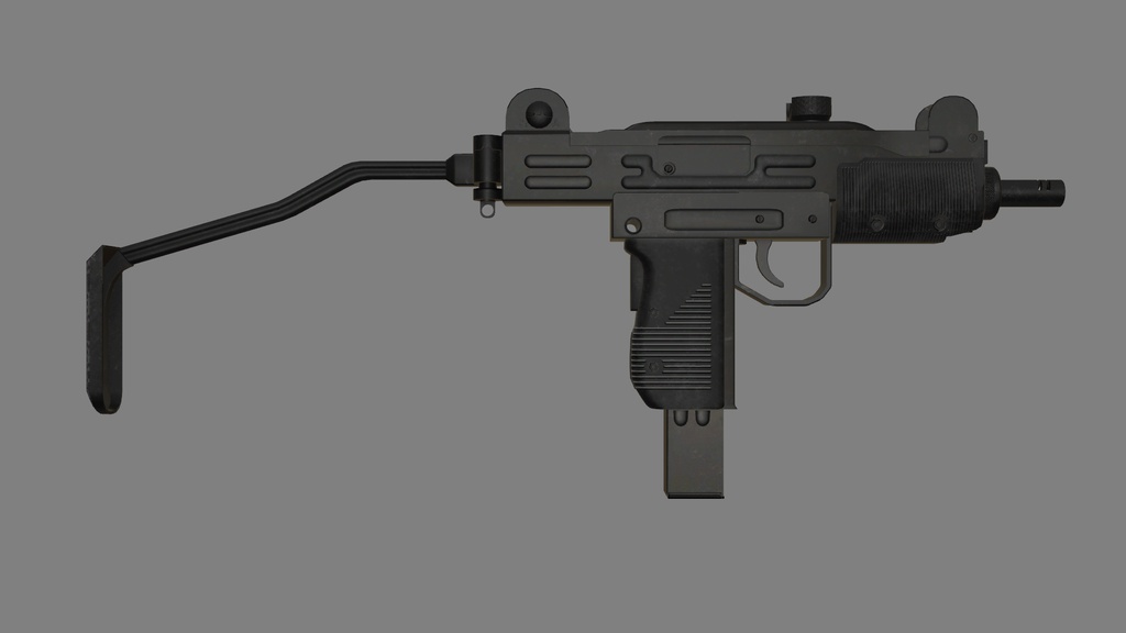 【VRChat想定】Mini UZI - ミニウージー