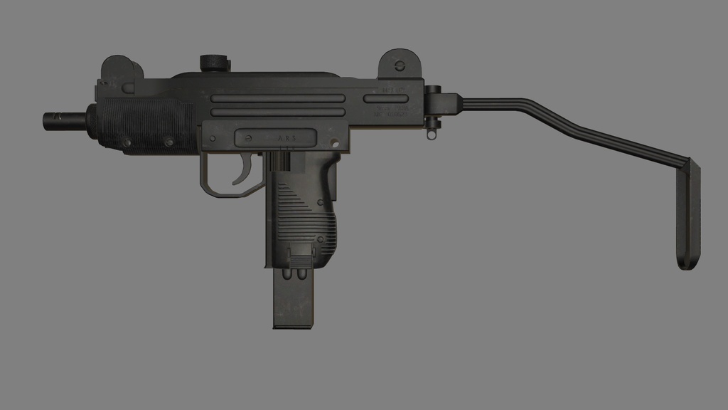 【VRChat想定】Mini UZI - ミニウージー