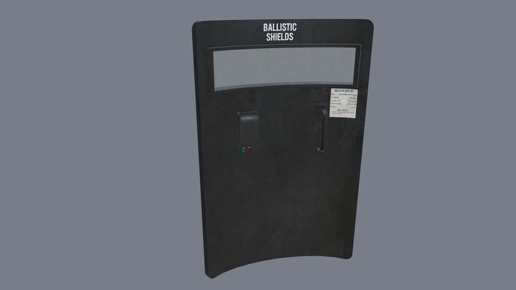 【VRChat想定】バリスティックシールド