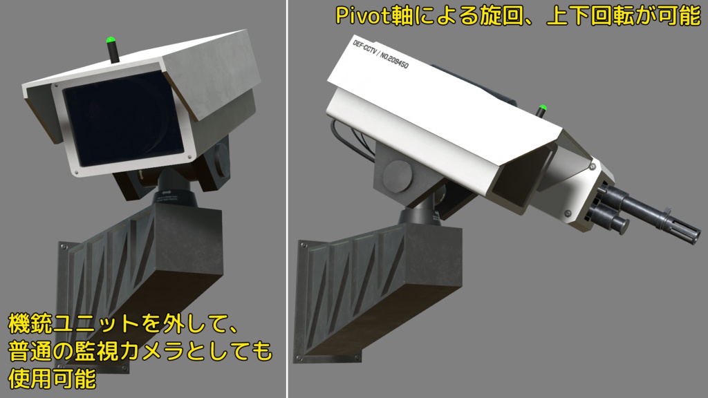 【VRChat想定】ガンカメラ