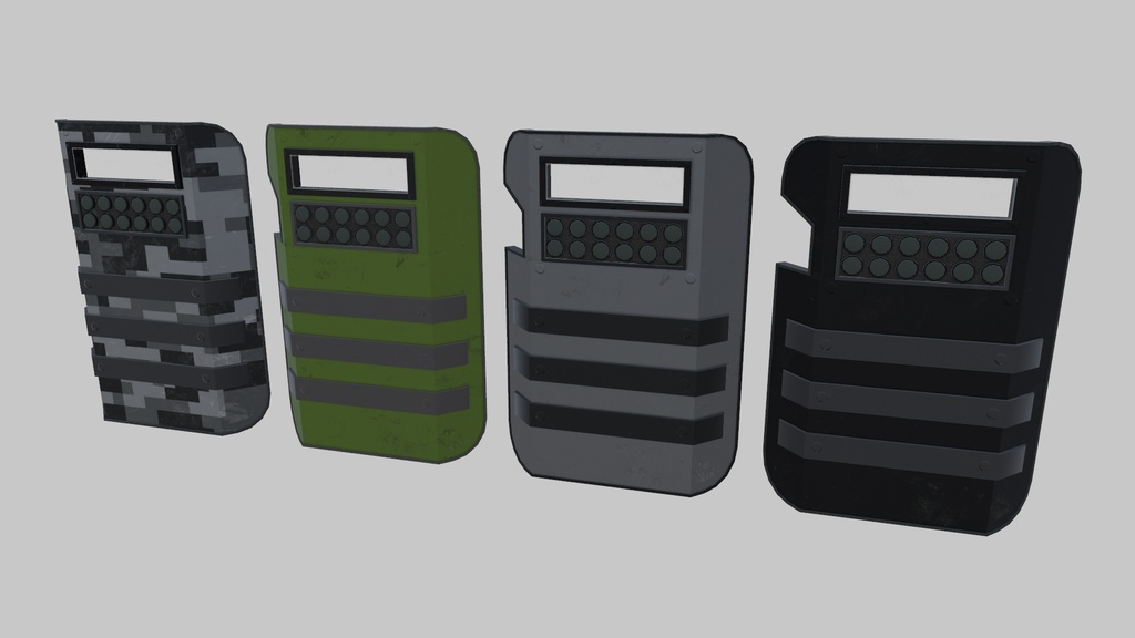 【VRChat想定】強襲型バリスティックシールド