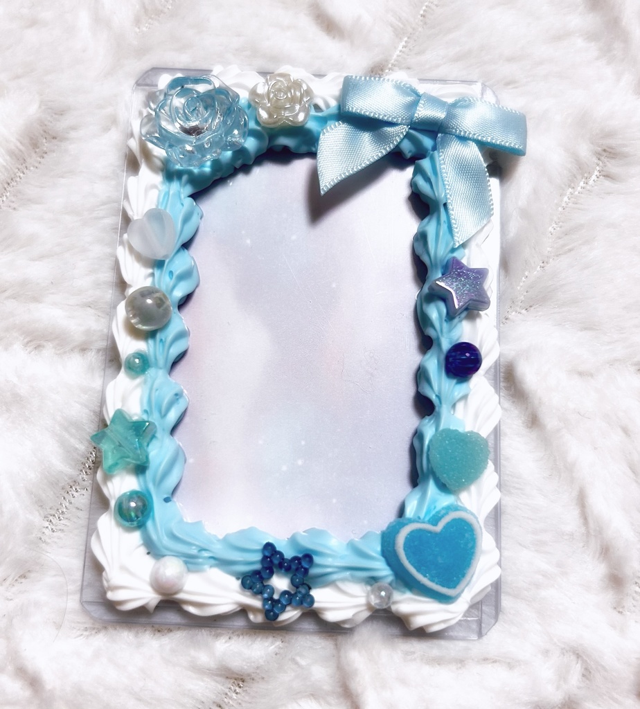 ホイップデコ 硬質カードケース (ブルー系)