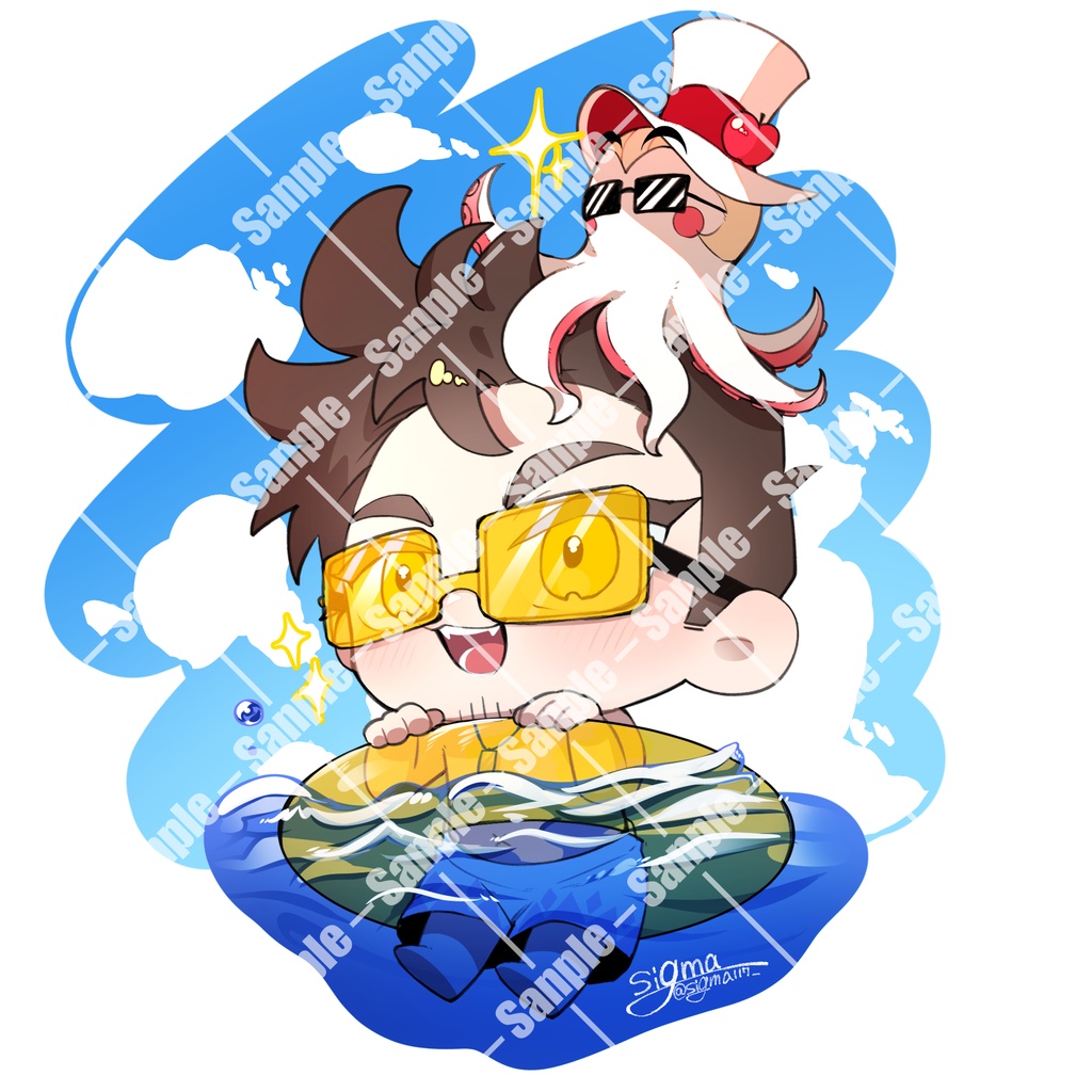Summerアクリルキーホルダー【アダム＆タコルシファー】