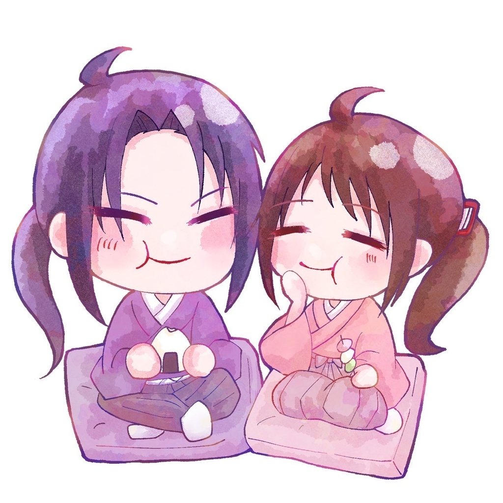 【土方•千鶴】もぐもぐアクスタ