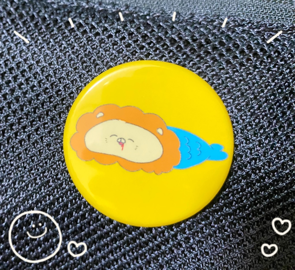 🐳🦁(アニマルの姿)缶バッチ