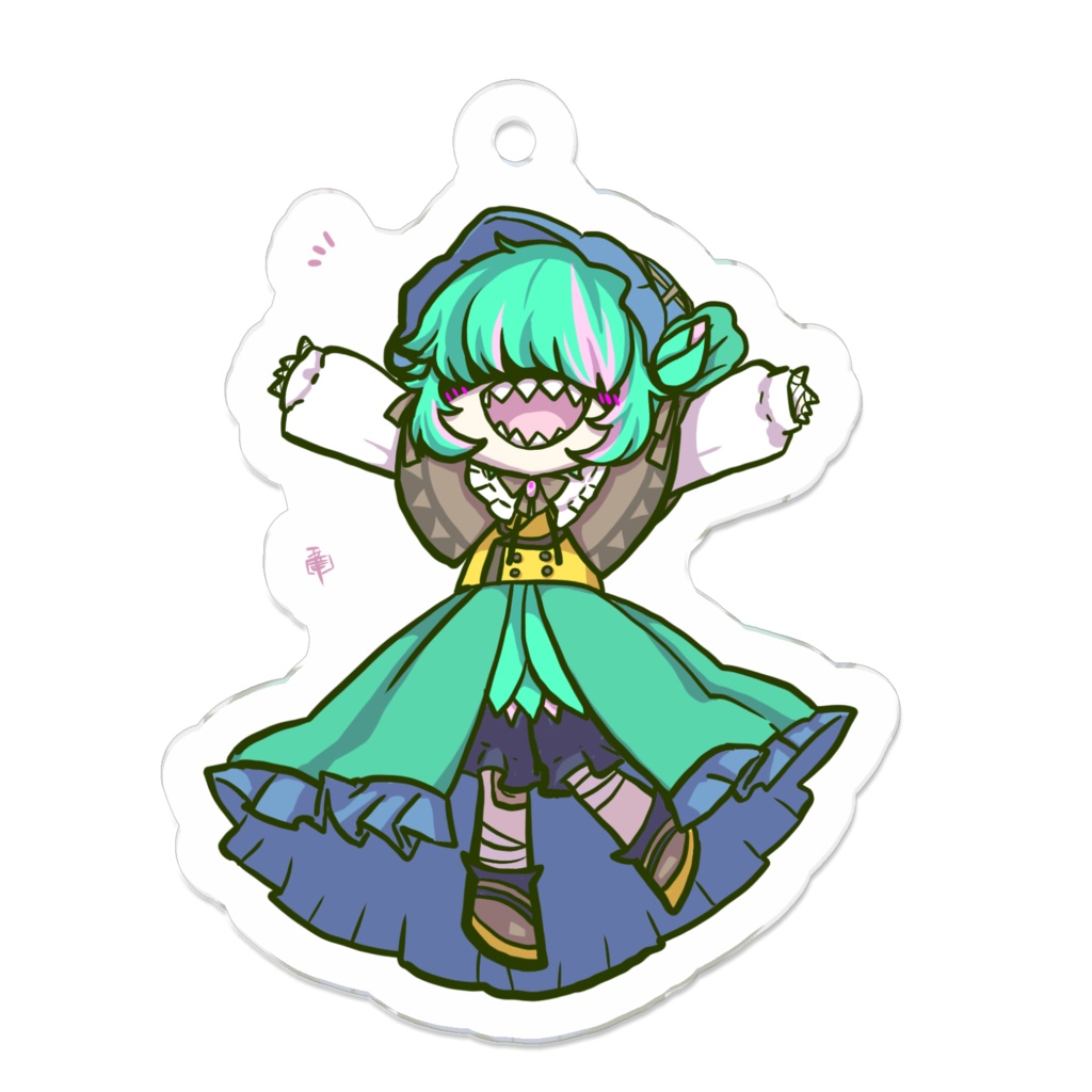 咲いてない方の蓮アクキー