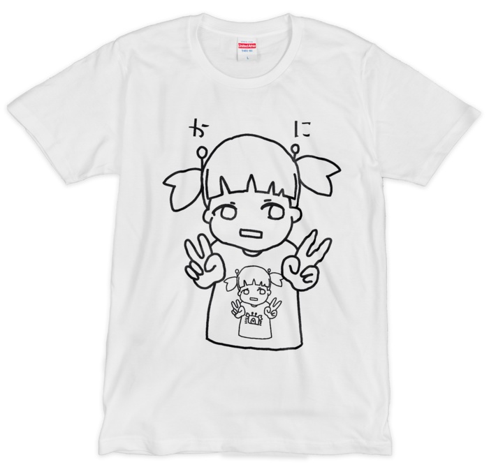 かにかに幼女Tシャツ