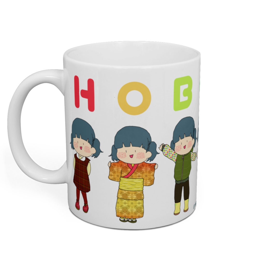 おめかし幼女マグカップ