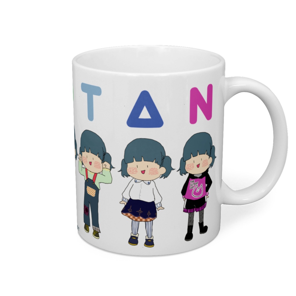 おめかし幼女マグカップ