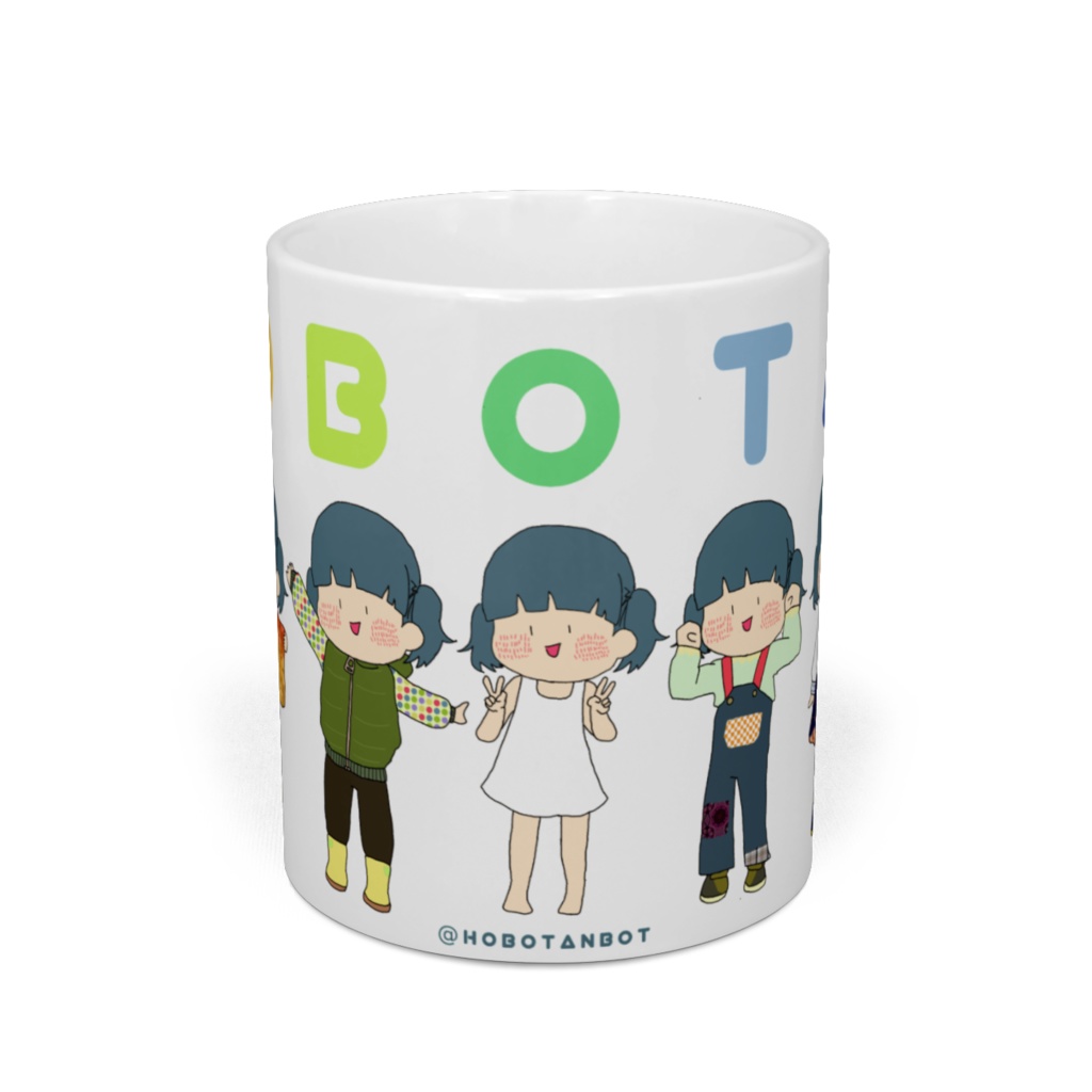 おめかし幼女マグカップ