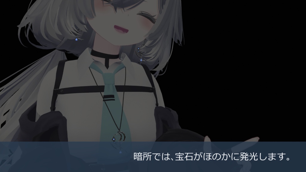 【MA対応】Moonlight Drop No.02 – Earring & Necklace【しなの・ルルネFit済】