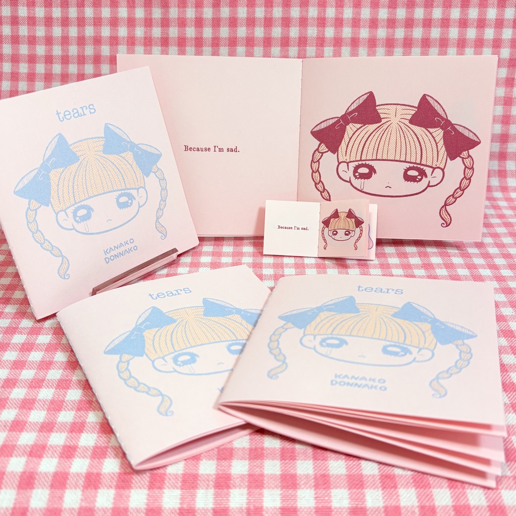 【新作】手製本ZINE『tears』
