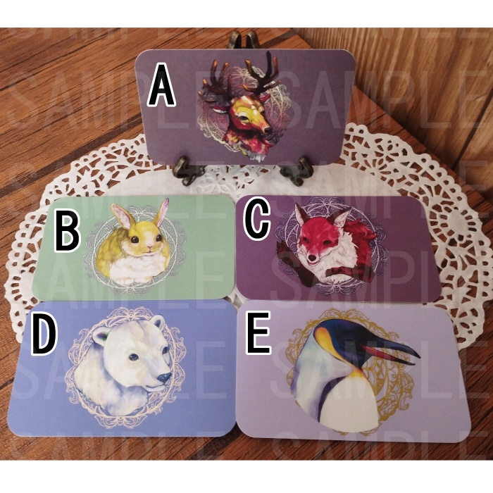 メッセージカード（名刺サイズ・全5種）