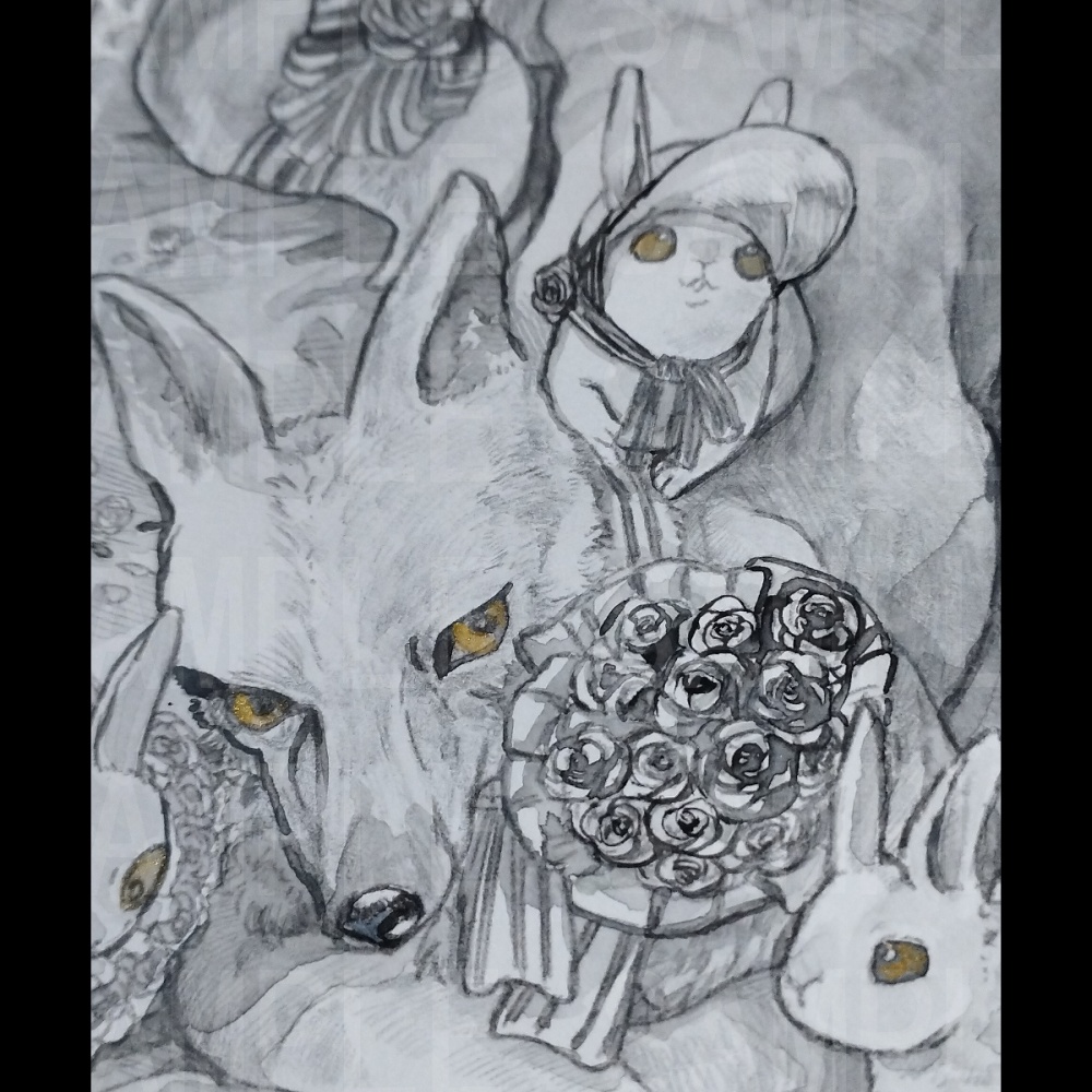 原画「Decked out」