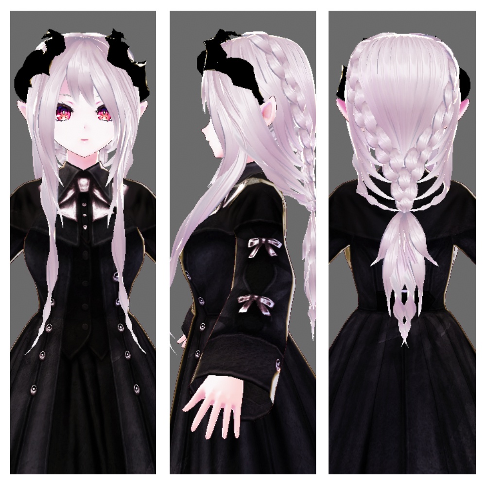 (Quest対応)VRChat想定3Dモデル【HORN-DEVIL】