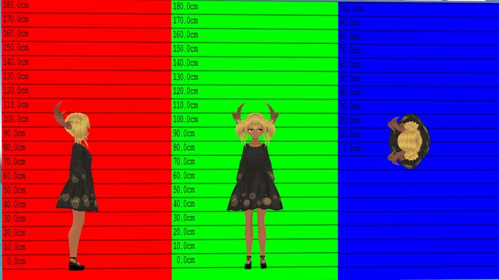 (PB/DB)VRChat想定3Dモデル【HORN-DEER】