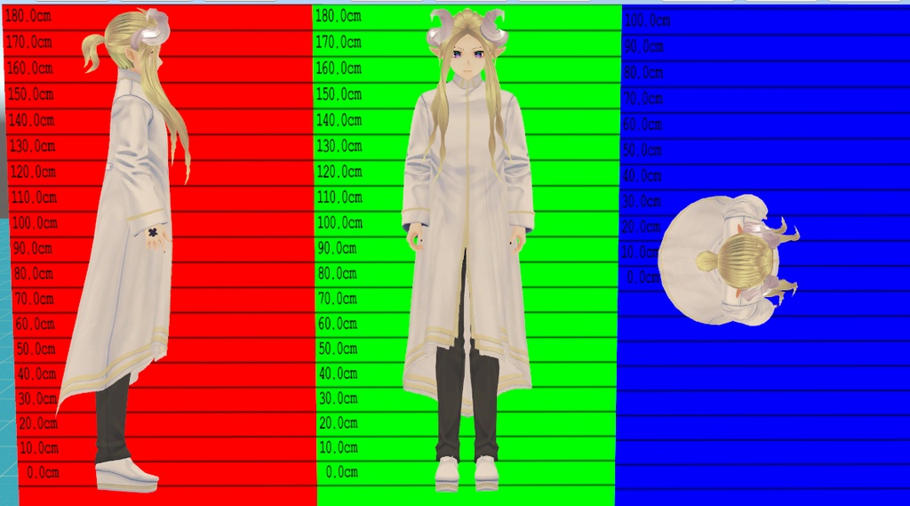 (PB/DB)VRChat想定3Dモデル【HORN-KNIGHT】