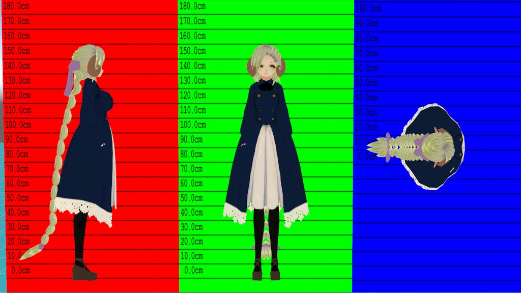 (PB/DB)VRChat想定3Dモデル【HORN-SHEEP】