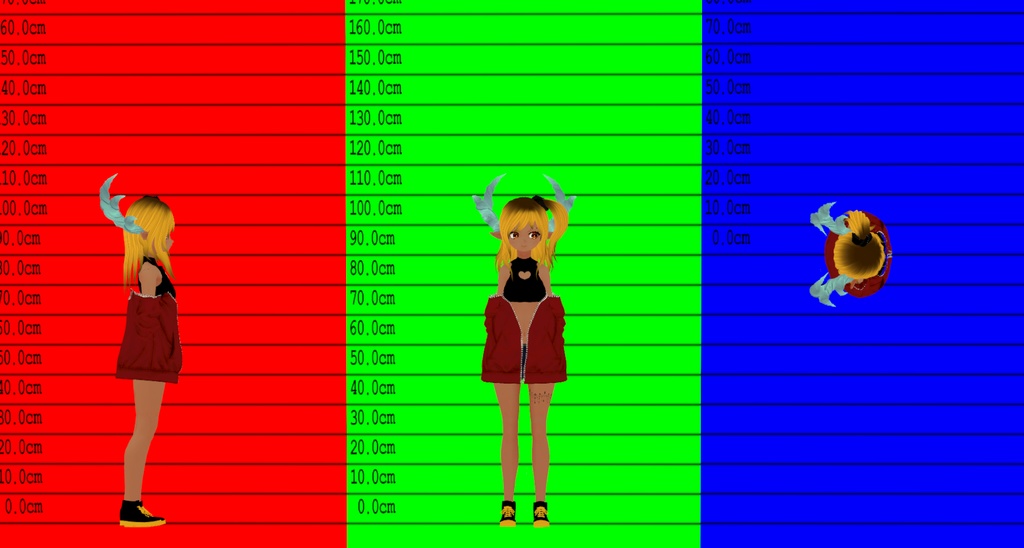 (Quest対応)お誕生日記念【HORN-DEER】サイドテール VRChat想定3Dアバター