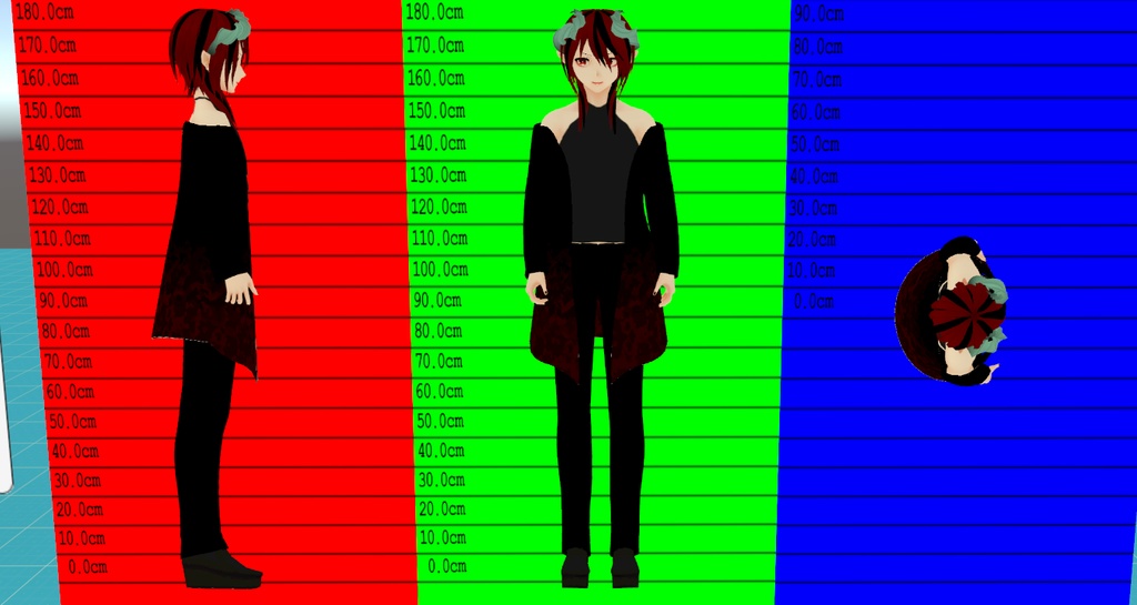 (PB/DB)お誕生日記念【HORN-PRINCE】ウルフヘア VRChat想定3Dアバター