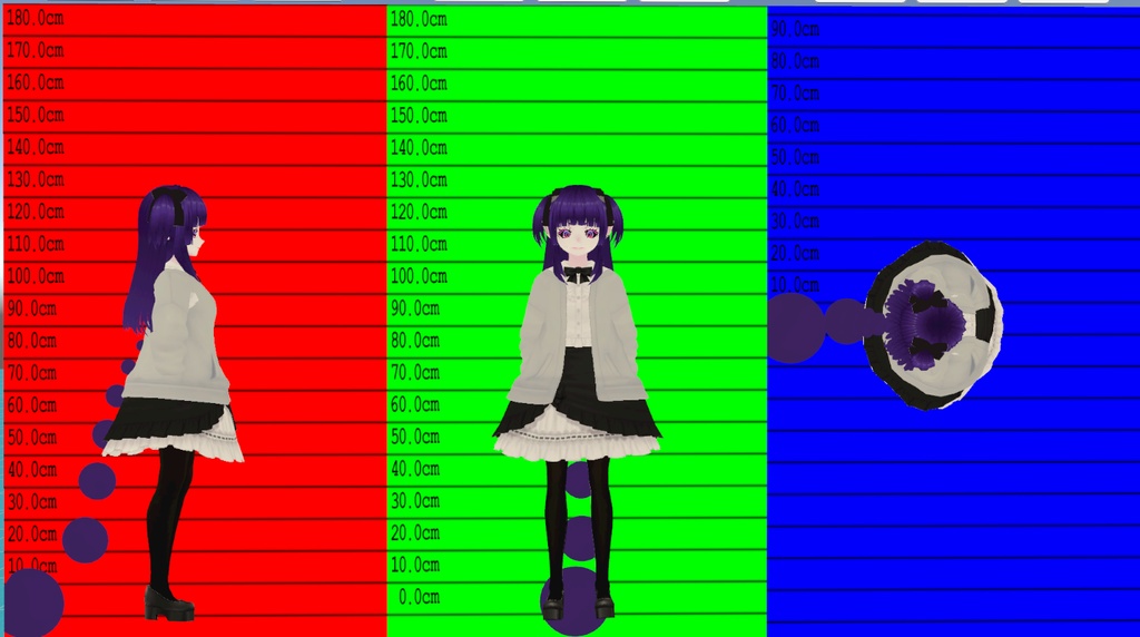 お誕生日記念【TAIL-SCORPION】ハーフツイン VRChat想定3Dアバター