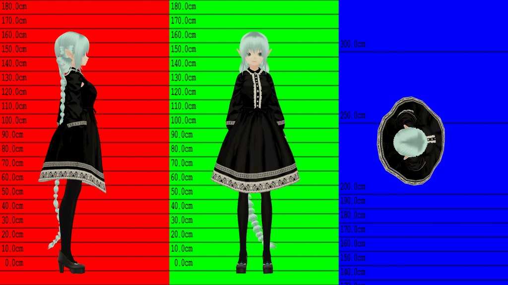 VRChat想定3Dモデル【EVIL-CANDY】