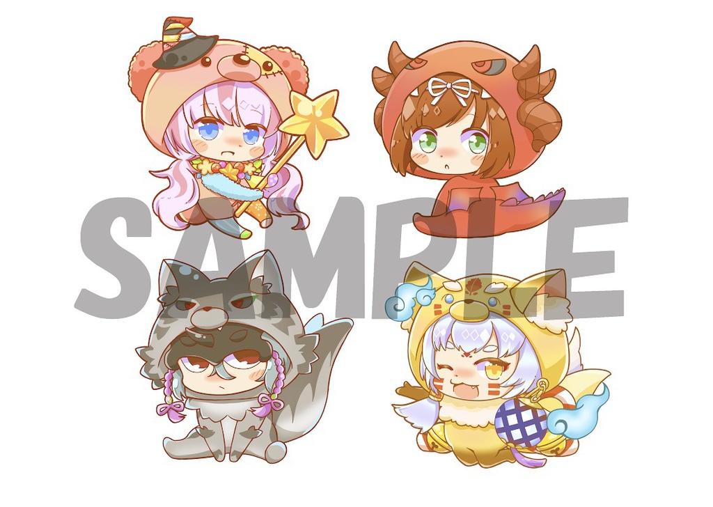 【4個セット】連結チャーム