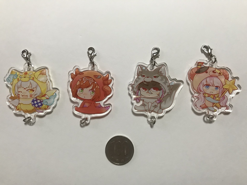 【4個セット】連結チャーム