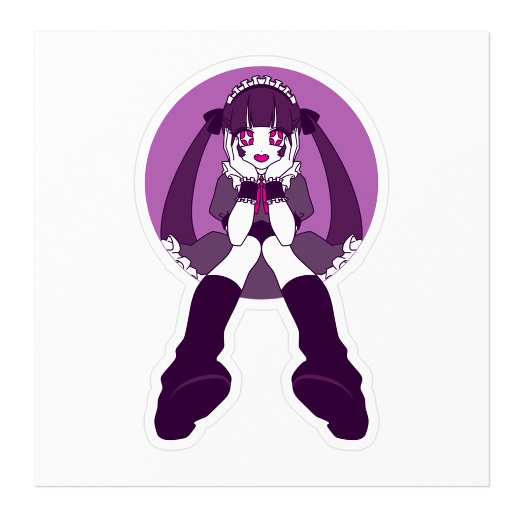 のぞきメイドちゃん/ステッカー