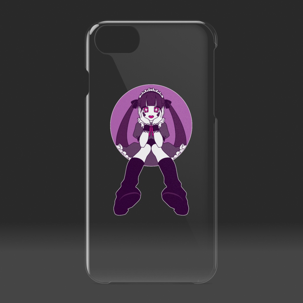 のぞきメイドちゃん/クリアスマホケース