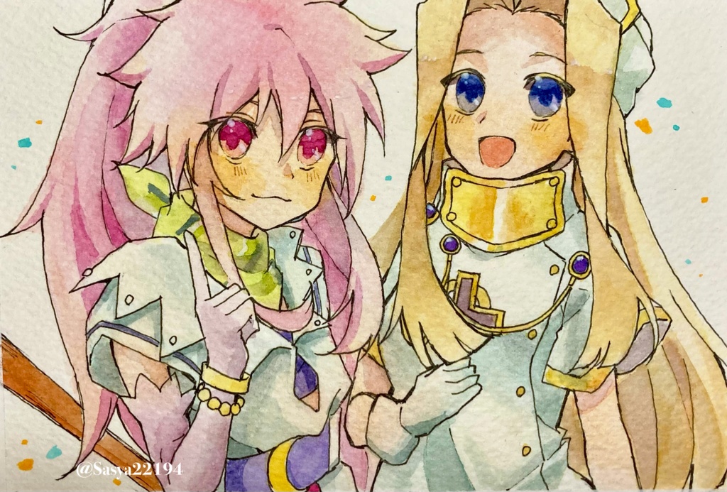 【テイルズ】カラーインク・透明水彩