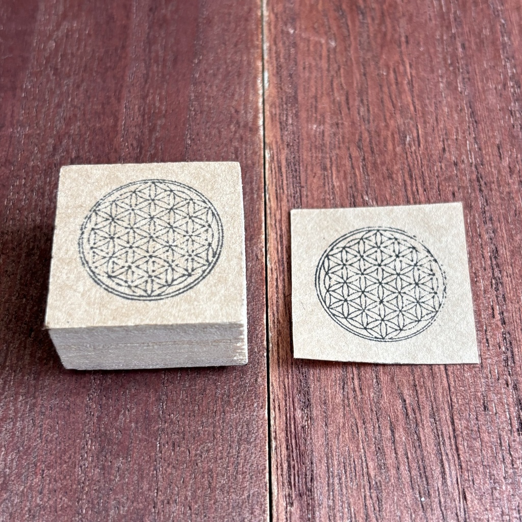 神聖幾何学フラワー・オブ・ライフ【スタンプ】