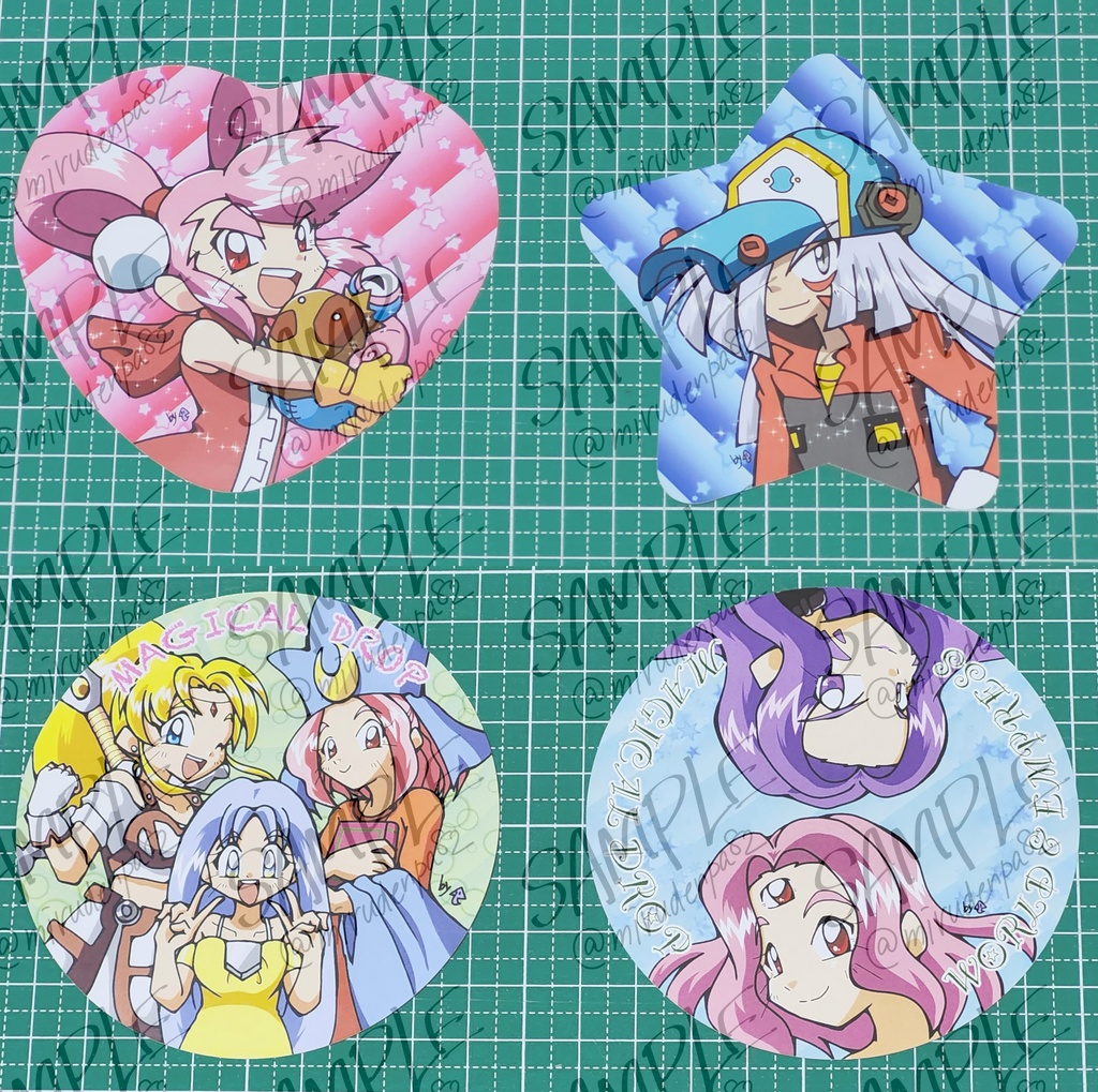 レトロゲーム　グラデ便せん＆シールセット
