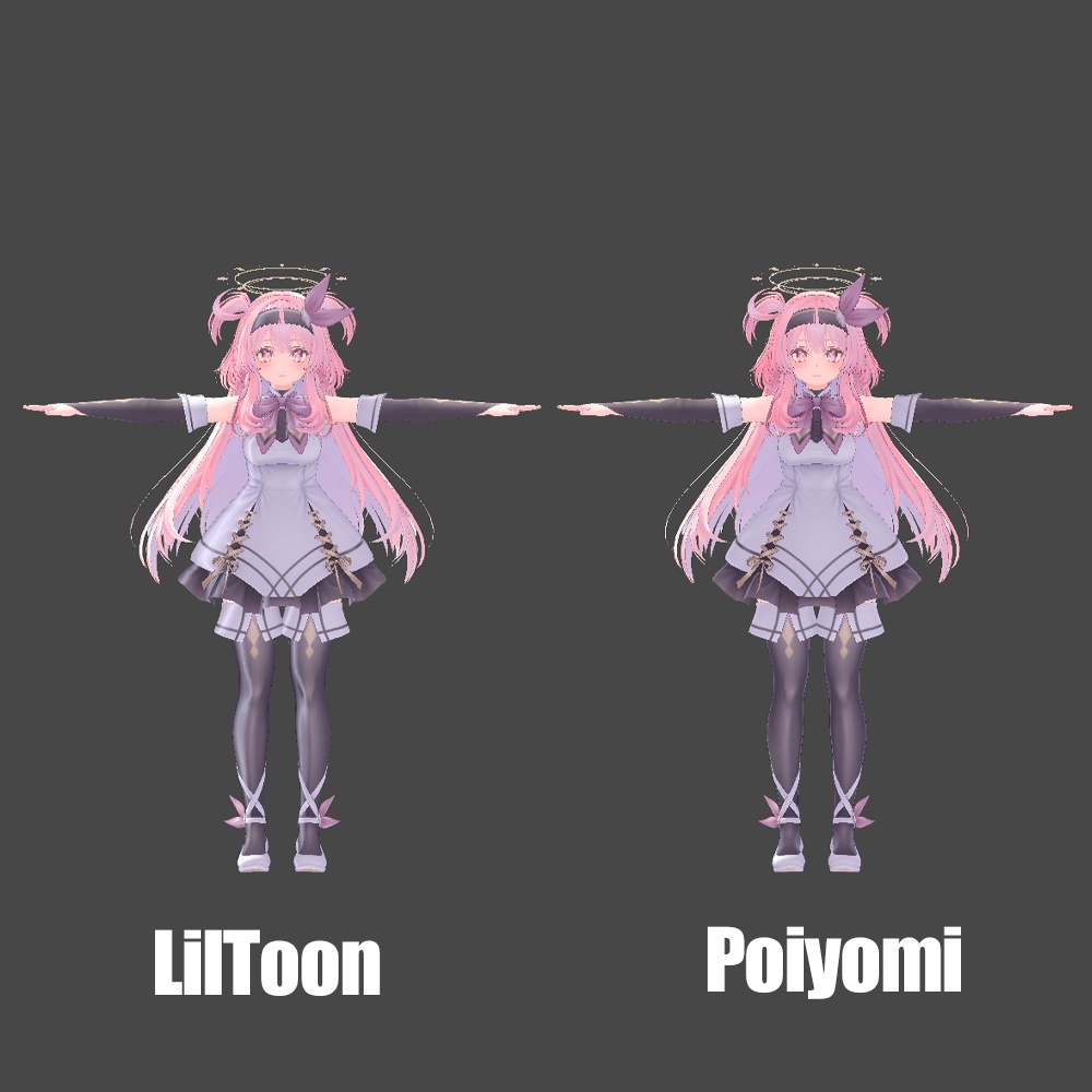 Poiyomi Materials: オリジナル3Dモデル「セレスティア」Selestia