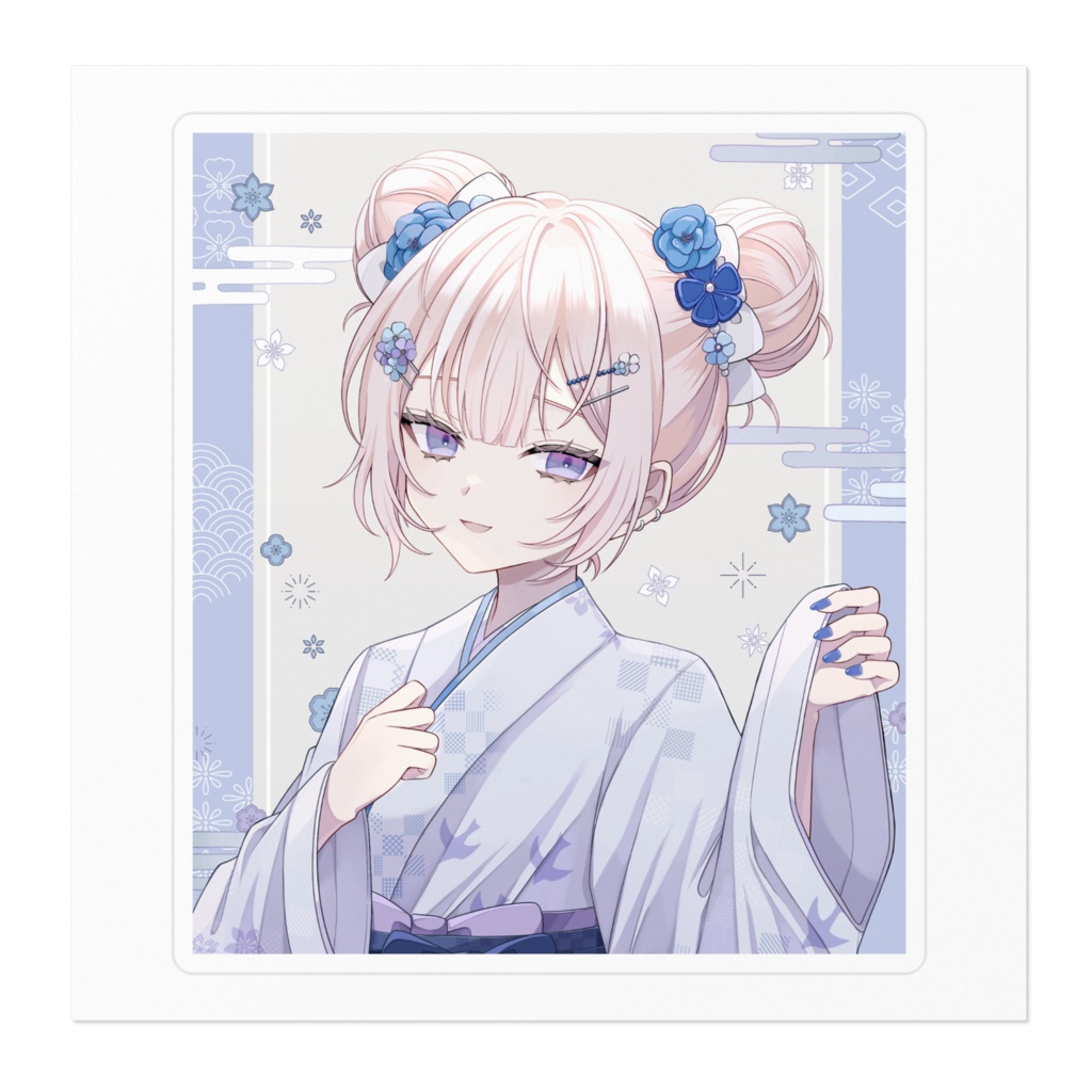 お正月_ステッカー