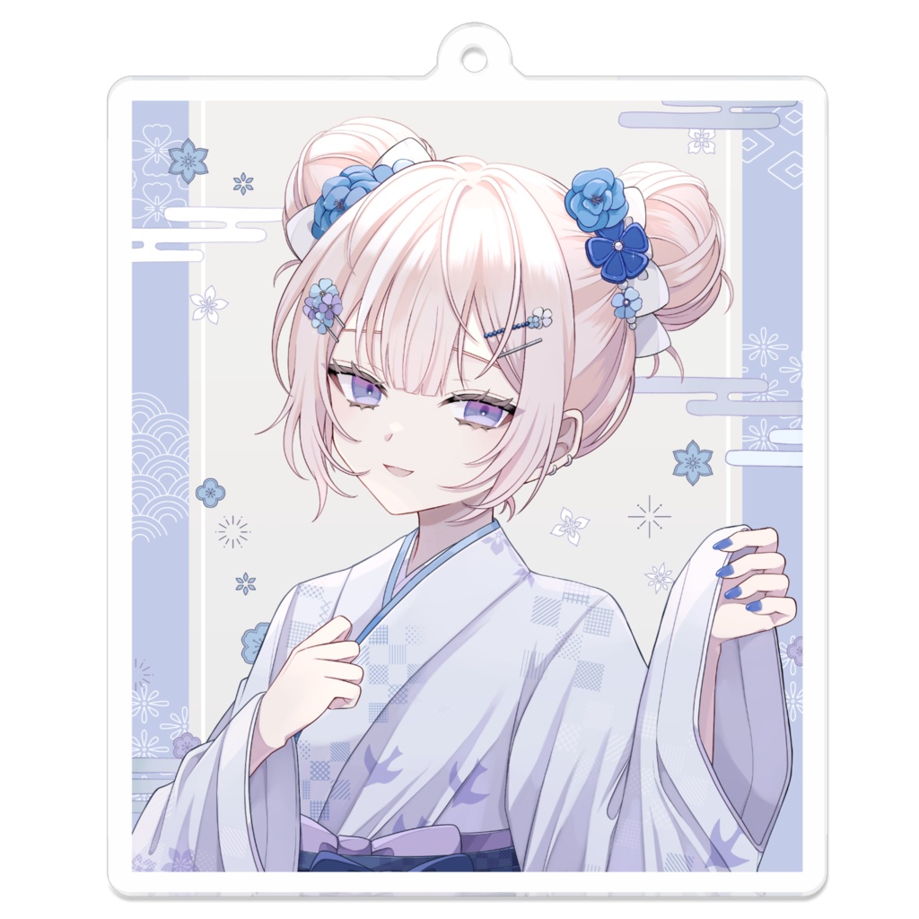お正月_アクリルキーホルダー