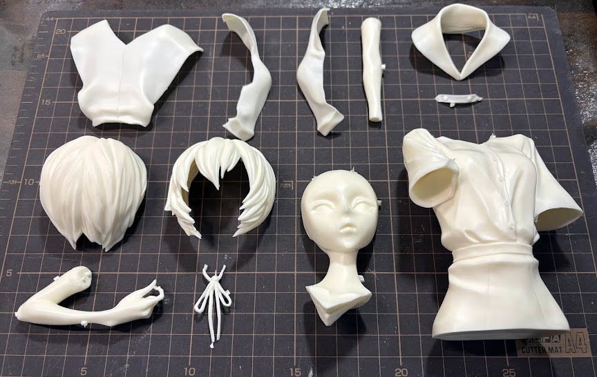 綾波レイ半身像