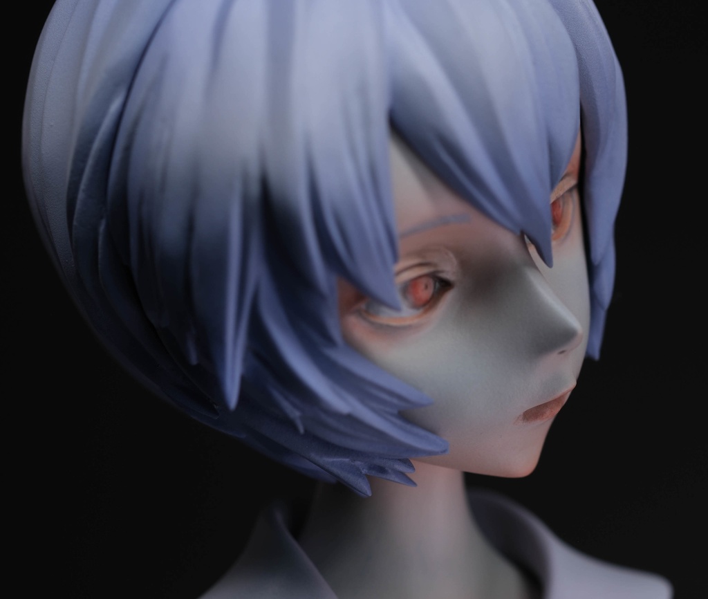 綾波レイ半身像