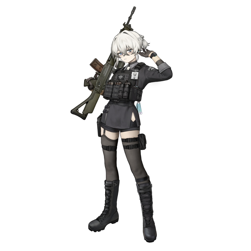 オリジナル3Dモデル「輝」Original 3D Model 「Tell」